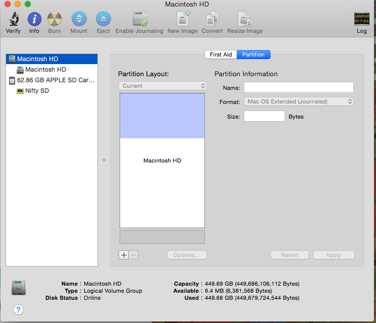 disk utility volume could not be unmounted